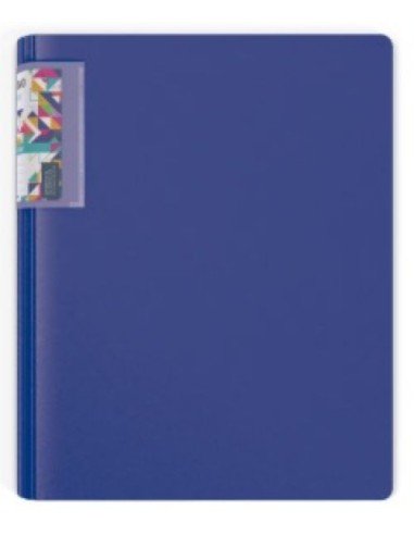 CARPETA A4 4 ANILLAS 25MM FOAM STYLE AZUL OSCURO