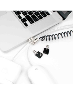 CL15C cable antirrobo Negro, Acero inoxidable