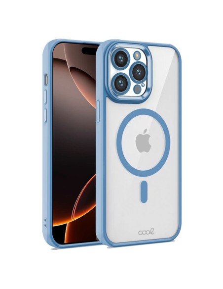 COOL funda para teléfono móvil 17,5 cm (6.9") Azul, Transparente