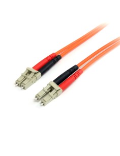 Cable Patch de Fibra Duplex Multimodo 62,5/125 1m LC - LC