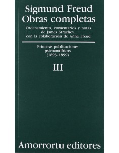 OC FREUD 3 PRIMERAS PUBLICACIONES PSICOANALITICAS