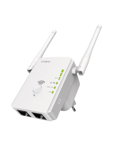 REPEATER300V2 repetidor y transceptor Repetidor de red 300 Mbit/s Blanco