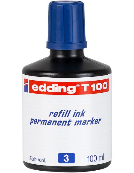 T100-03 recambio para marcador Azul 100 ml 1 pieza(s)