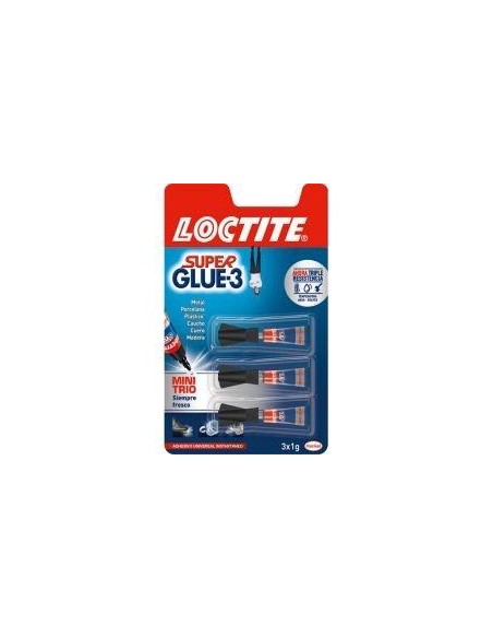LOCTITE SG3 MINI-T ADHESIVO INSTANTÁNEO 3X1G