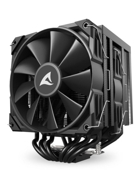 A60 Procesador Refrigerador de aire 12 cm Negro 1 pieza(s)