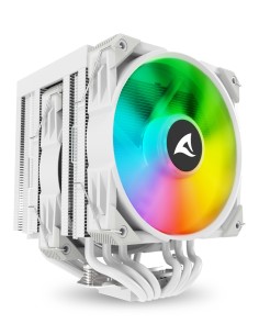 A60 RGB Procesador Refrigerador de aire 12 cm Blanco 1 pieza(s)