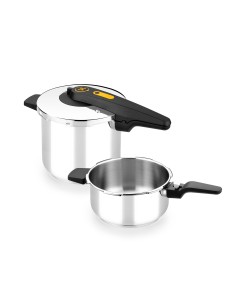 A185705 olla a presión 11 L Negro, Plata