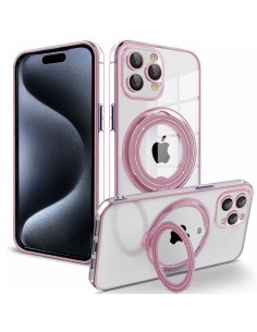 COOL funda para teléfono móvil 15,5 cm (6.1") Rosa, Transparente