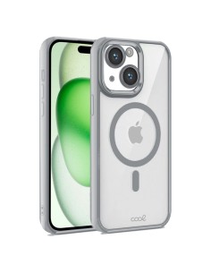 COOL funda para teléfono móvil 17 cm (6.7") Plata, Transparente