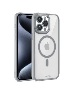 COOL funda para teléfono móvil 15,5 cm (6.1") Plata, Transparente