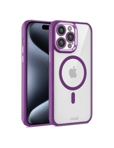 COOL funda para teléfono móvil 15,5 cm (6.1") Transparente, Violeta