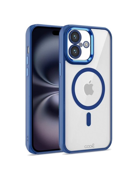 COOL funda para teléfono móvil 15,5 cm (6.1") Azul, Transparente