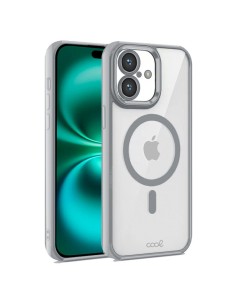 COOL funda para teléfono móvil 17 cm (6.7") Plata, Transparente