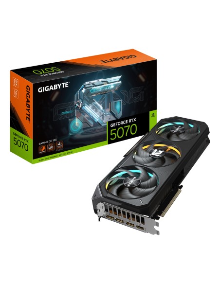 GeForce RTX 5070 GAMING OC 12G Tarjeta Gráfica - 12GB GDDR7, 192 bits, PCI-E 5.0, 2625 MHz Core Clock, 3 x DP 2.1a, 1 x HDMI 2.1
