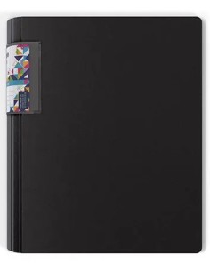 CARPETA A4 4 ANILLAS 40MM FOAM STYLE NEGRO