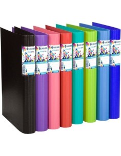 CARPETA A4 4 ANILLAS 25MM FOAM STYLE NEGRO