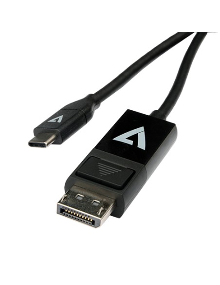 V7UCDP-2M cambiador de género para cable USB Type-C 3.2 Gen 1 DisplayPort Negro