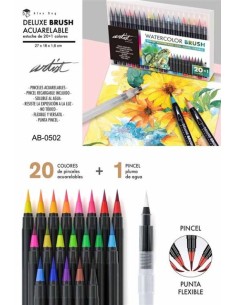 ESTUCHE 201 DELUXE BRUSH ACUARELABLE PINCEL