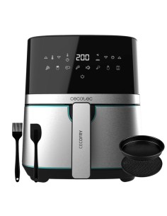 03317 freidora Sencillo 5,5 L Independiente 1700 W Freidora de aire caliente Negro, Acero inoxidable