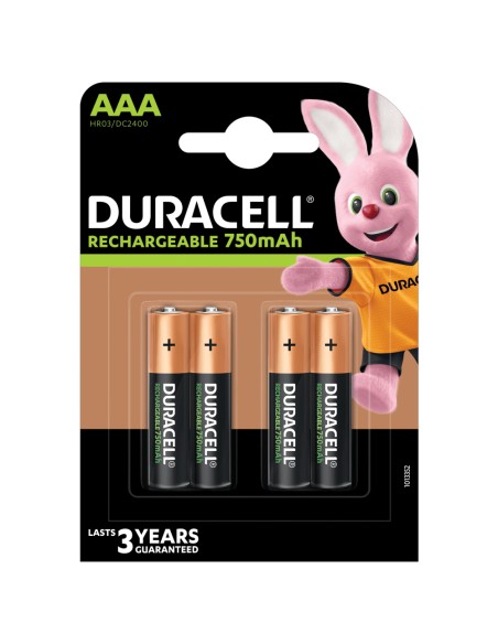 AAA (4pcs) Batería recargable Níquel-metal hidruro (NiMH)