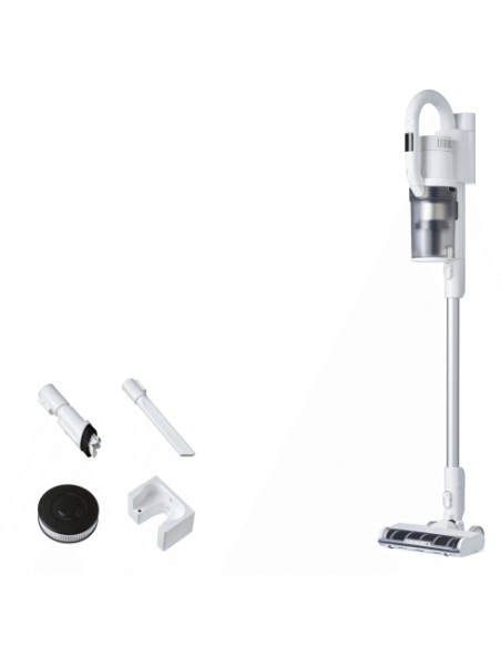 S1 Home EU Escoba eléctrica Batería Secar HEPA Sin bolsa 550 W Blanco 2500 Ah