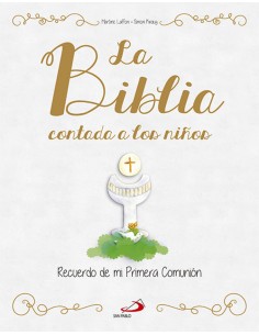 Biblia contada a los ninos Recuerdo Primera Comunion
