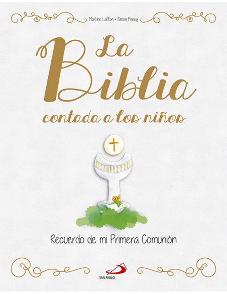 Biblia contada a los ninos Recuerdo Primera Comunion