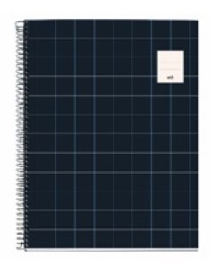 NOTEBOOK4 A4 100H CUADRICULA 5X5 70G RIDER NEGRO