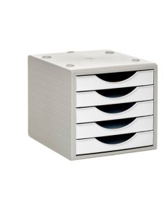4005 BL PS cajonera para oficina Gris, Blanco Poliestireno