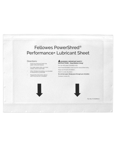 4025601 accesorio para destructoras de papel 10 pieza(s) Hojas lubricantes