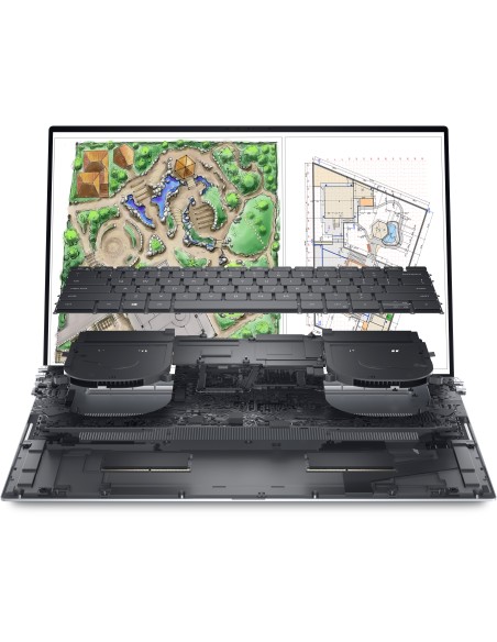 Precision 5770 Estación de trabajo móvil 43,2 cm (17") Pantalla táctil UHD+ Intel® Core i7 i7-12700H 16 GB DDR5-SDRAM 512 GB S