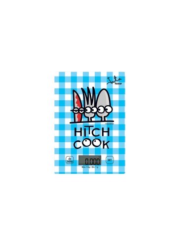 Mod. 732K Azul Encimera Rectángulo Báscula electrónica de cocina
