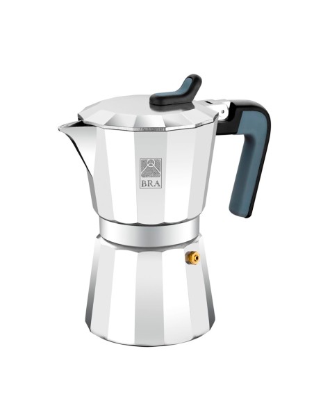 Deluxe 2 Cafetera italiana Plata