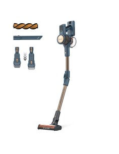 Homeland Digital Flex Aspiradora escoba 2 en 1 Batería Secar Ciclónico, HEPA Sin bolsa 0,5 L Negro, Azul, Oro 2200 Ah