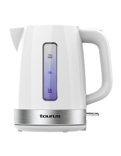 Aroa tetera eléctrica 1,7 L 2200 W Plata, Blanco