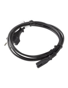CA-C7CA-11CC-0030-BK cable de transmisión Negro 3 m CEE7/16 C7 acoplador