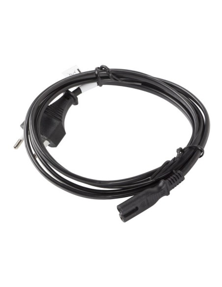CA-C7CA-11CC-0030-BK cable de transmisión Negro 3 m CEE7/16 C7 acoplador