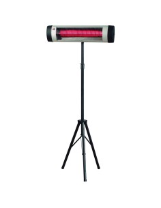 EP-3000 calefactor eléctrico Calefactor eléctrico infrarrojo Negro, Plata 2000 W