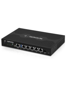 EdgeRouter 6P router Gigabit Ethernet Negro