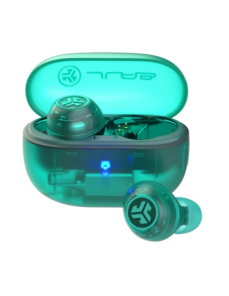 Go Pop ANC Auriculares True Wireless Stereo (TWS) Dentro de oído Llamadas/Música Bluetooth Verde azulado, Transparente
