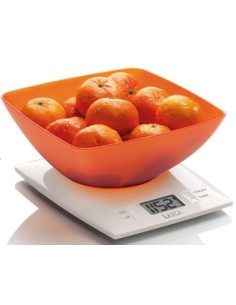 KS1012 Naranja, Blanco Encimera Rectángulo Báscula electrónica de cocina
