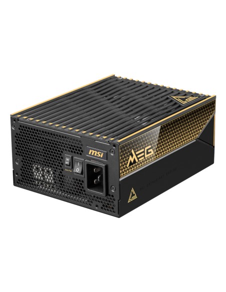 MEG Ai1600T PCIE5 unidad de fuente de alimentación 1600 W 24-pin ATX ATX Negro