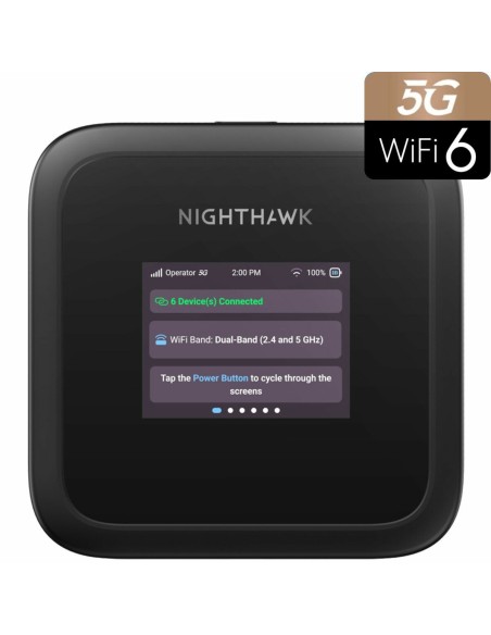 M3 router inalámbrico Doble banda (2,4 GHz / 5 GHz) Negro