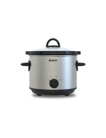 OLL-SS-10705 olla de cocción lenta 3 L 170 W Negro, Acero inoxidable
