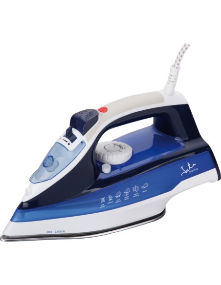 PL618 plancha Plancha vapor-seco 2600 W Negro, Azul, Blanco
