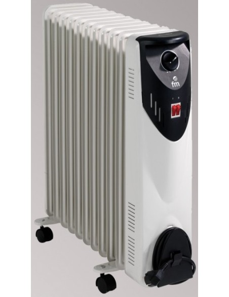 RW-25 calefactor eléctrico Negro, Gris 2500 W Radiador
