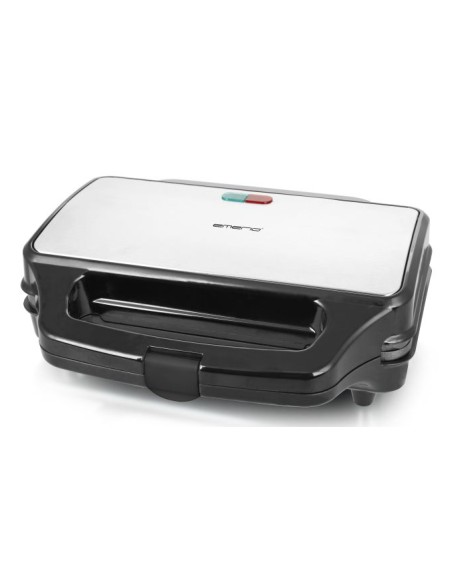 ST-109562.17 sandwichera 900 W Negro, Plata
