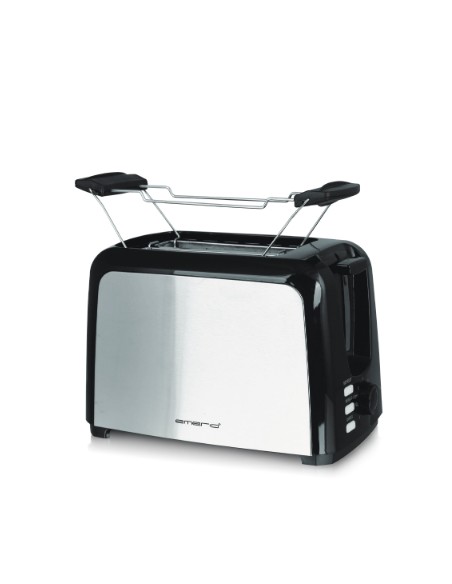 TO-123924 tostadora 7 2 rebanada(s) 750 W Negro, Acero inoxidable