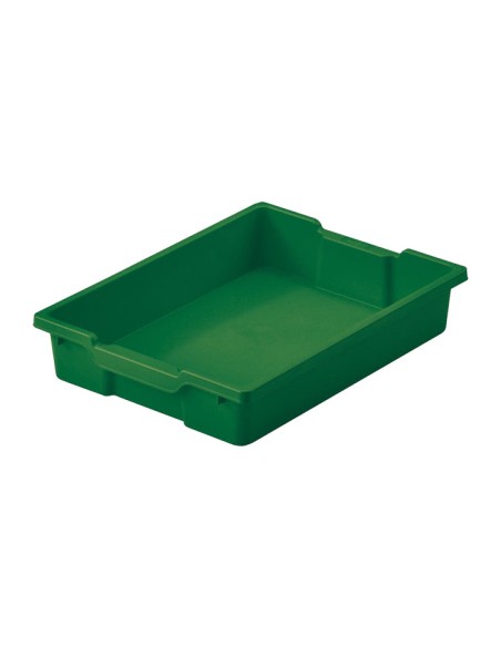 CUBETA ALMACENAJE FAIBO 420X310X73MM VERDE 784-04
