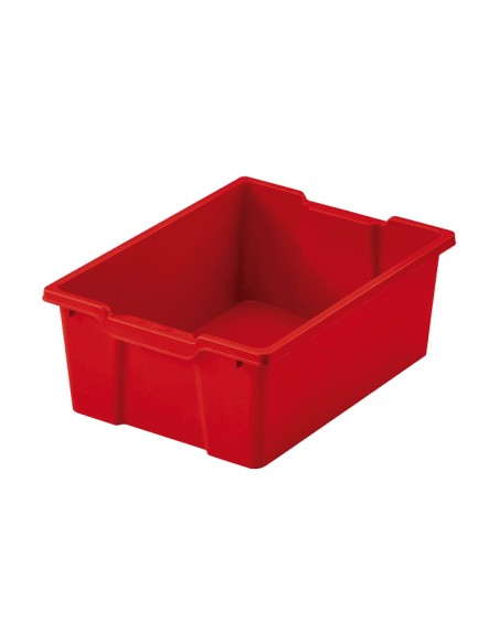 CUBETA ALMACENAJE FAIBO 420X310X148MM ROJO 785-03